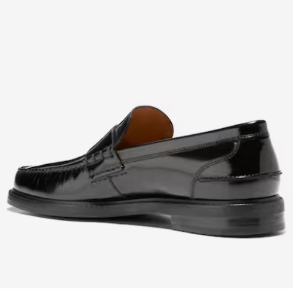 NWOB Men’s Cole Haan Pinch Prep Penny Loafer In Brush-off Black Size 9.5. - Picture 3 of 10